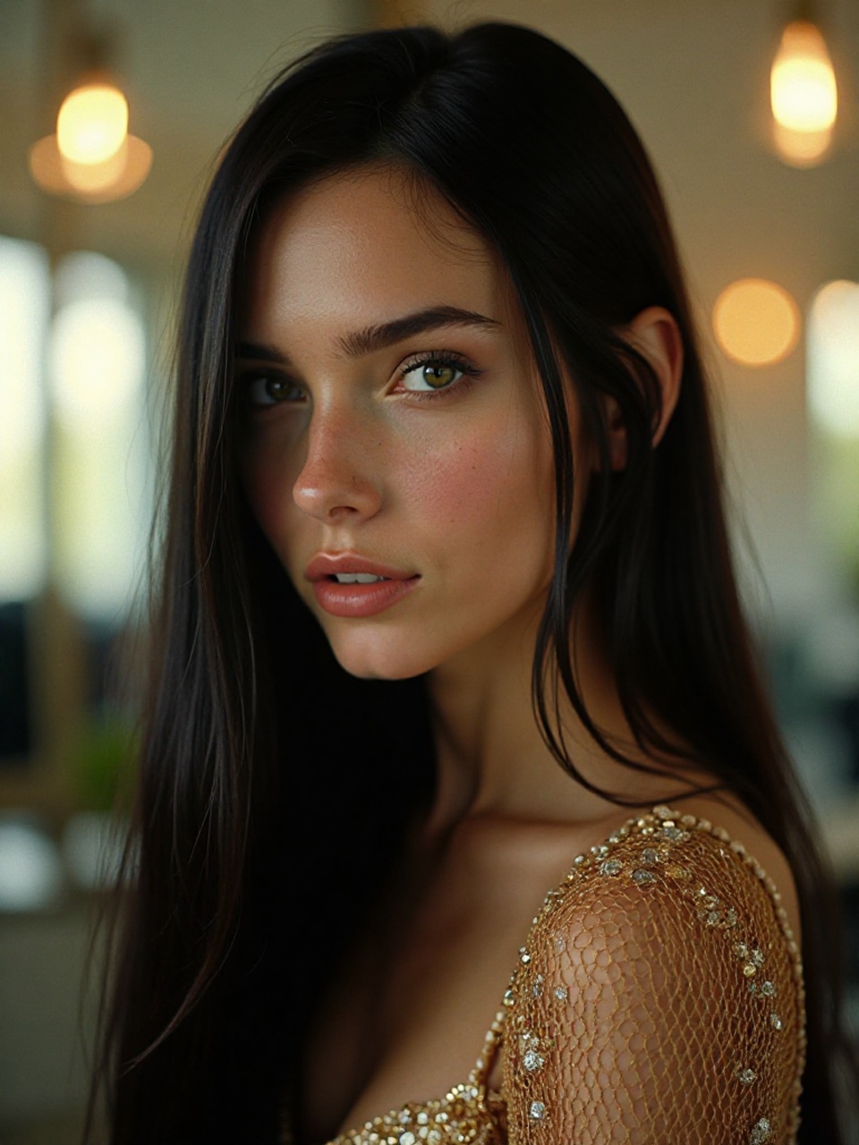 黒髪　ロング　ストレート